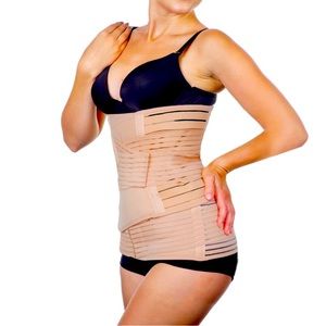 KeaBabies 2 in 1 Postpartum Belly Support Recovery Wrap